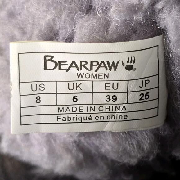 Women's BearPaw Boots, Size 8M, Gray Suede. Pre-owned - Picture 5 of 10